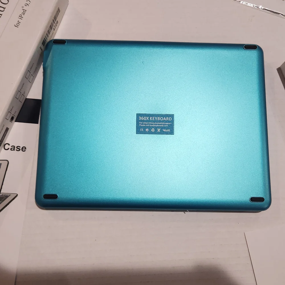 360X Keyboard Case for iPad - Blue